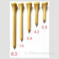 Bamboo Wood Golf Tees van met aangepast logo